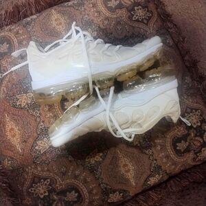 White and Transparent Air Cushion Sneakers